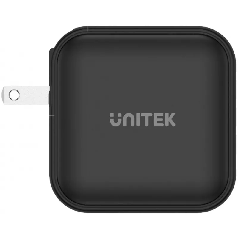 UNITEK cargador GaN 4 puertos 100W PD 3.0 QC 3.0 negro