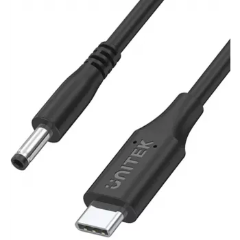 UNITEK cable de alimentación USB-C a DC para Lenovo 65W, 1,8m, negro