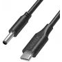 UNITEK cable de alimentación para portátil Dell 65W USB-C a DC 4,5mm - 1,8m negro