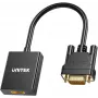 UNITEK adaptador VGA a HDMI Full HD 1080p negro 15cm