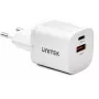 UNITEK fuente de alimentación 33W USB-A USB-C blanca