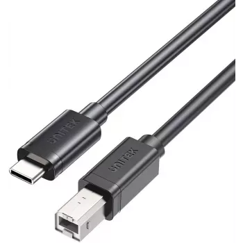 UNITEK cable de impresora USB-C a USB-B 2.0 5m negro