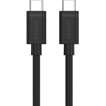 UNITEK cable USB-C a USB-C 3m - negro - USB 3.2 Gen 2 10Gbps 100W PD