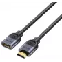 UNITEK cable de extensión HDMI 2.1 0,5 m conector macho a conector hembra 8K negro