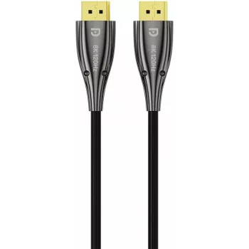 UNITEK Cable DisplayPort 2.1 óptico activo 30m 8K 60Hz negro