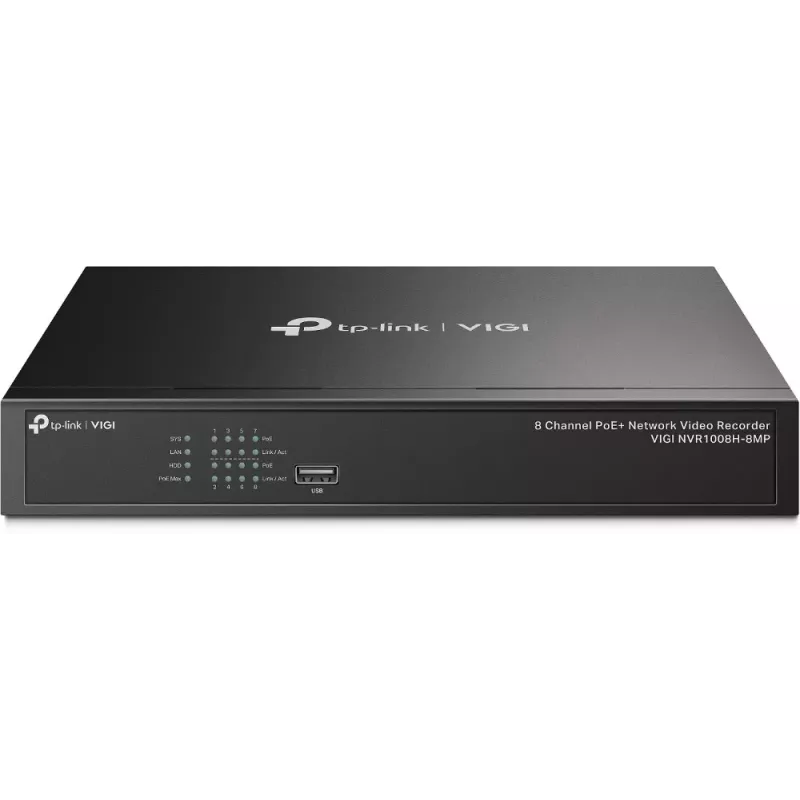 TP-Link VIGI grabador de vídeo en red PoE+ de 8 canales