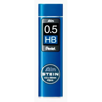 Pentel C275-HBO recarga de minas mecánicas - 0,5 mm - azul - 40 minas - tubo dispensador