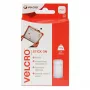 Cuadrados de velcro adhesivos VELCRO VEL-EC60235, 25 x 25 mm, 24 sets, Blanco