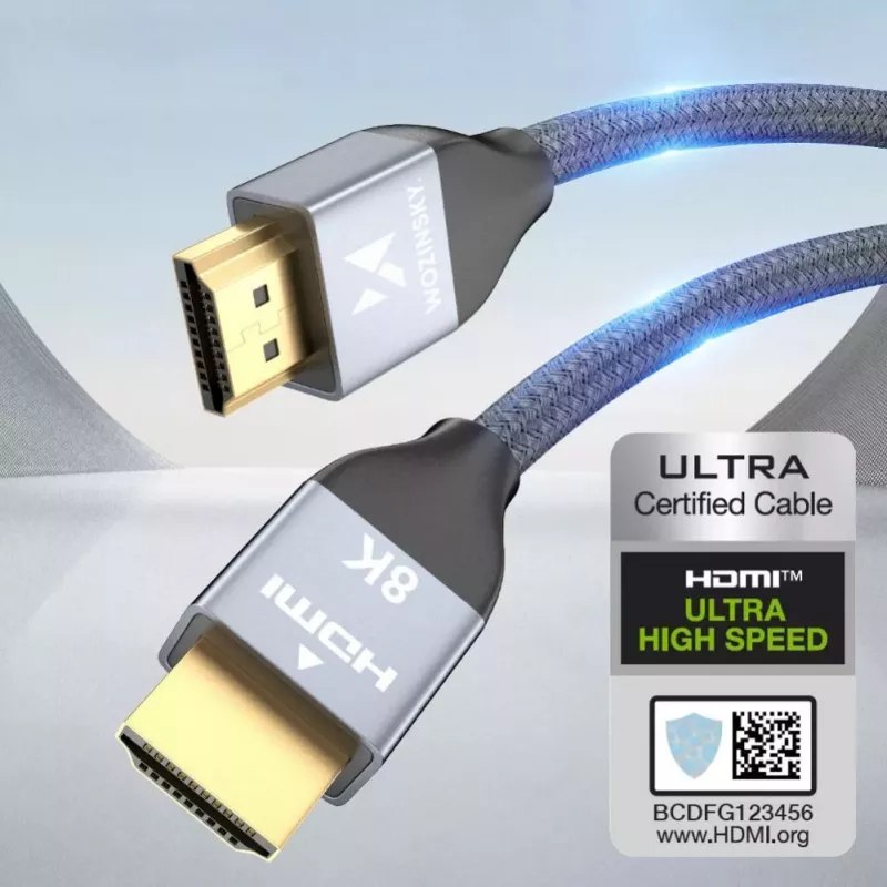 Wozinsky Cable USB-C a USB-A 1 m Plata Nailon trenzado