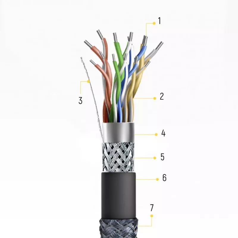 Wozinsky Cable USB-C a USB-A 1 m Plata Nailon trenzado