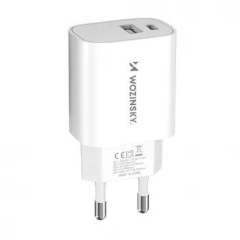 Wozinsky WGWCW Fuente de alimentación 20W USB-A USB-C - Blanco