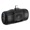 Mini batería externa Wozinsky WF16-YCS 5000mAh 15W USB-C con cable USB-C integrado y cargador para Apple Watch - Negro