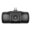 Mini batería externa Wozinsky WF16-YCS 5000mAh 15W USB-C con cable USB-C integrado y cargador para Apple Watch - Negro