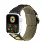 Dux Ducis Correa (Outdoor Version) de nailon para Apple Watch Ultra, SE, Series 9, 8, 7, 6, 5, 4, 3, 2, 1 (49, 45, 44, 42 mm) - Amarillo