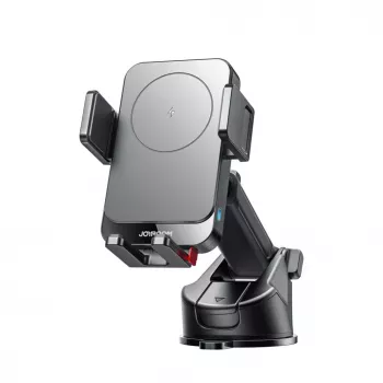 Joyroom JR-ZS241S Soporte para móvil con cargador por inducción para salpicadero - Negro