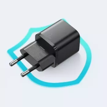 JOYROOM Cargador de pared rápido USB-C 20W Power Delivery Quick Charge 3.0 AFC Negro (L-P202)