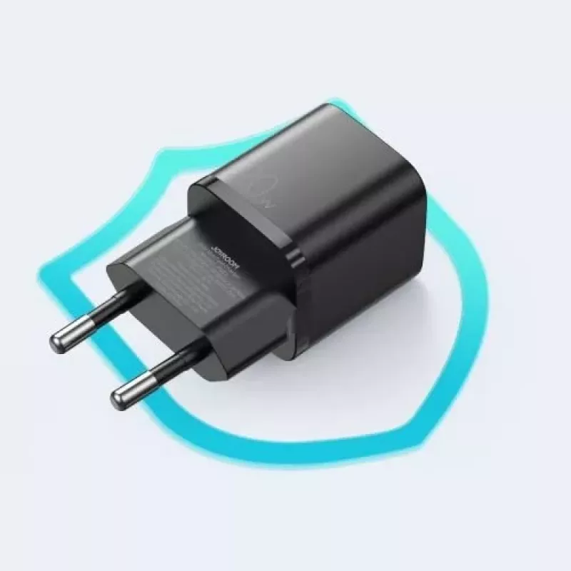 JOYROOM Cargador de pared rápido USB-C 20W Power Delivery Quick Charge 3.0 AFC Negro (L-P202)