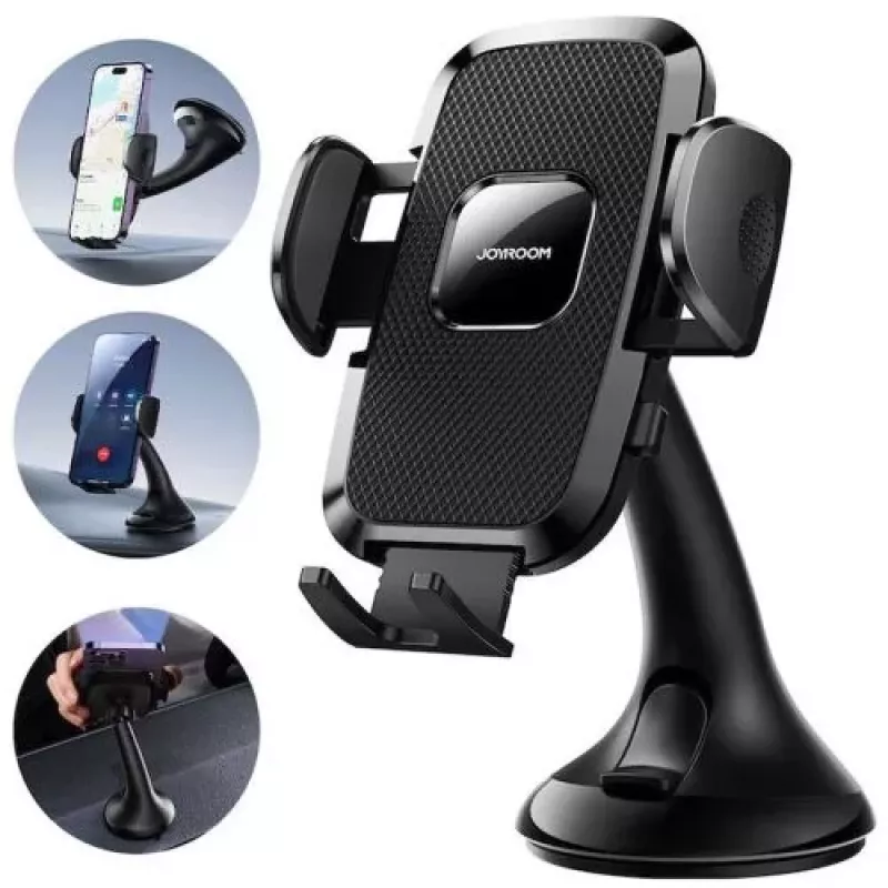 Joyroom JR-ZS259 Soporte mecánico universal para móvil para salpicadero/ventana - Negro