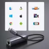 UGREEN Adaptador USB-C a RJ45 Gigabit Ethernet (Gris) - 40322 CM483