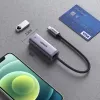 UGREEN Adaptador USB-C a RJ45 Gigabit Ethernet (Gris) - 40322 CM483