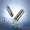 UGREEN Adaptador de audio de 3,5 mm a 6,35 mm (conector macho a conector hembra) Gris AV168