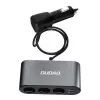 Dudao Cargador de coche 2x USB / 3x adaptador divisor para mechero Negro (R1Pro black)