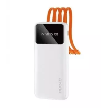 DUDAO K6Pro Batería externa 10000mAh 10W 4 cables negra