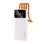 DUDAO K6Pro Batería externa 10000mAh 10W 4 cables negra