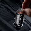 Dudao R3MAX 48W QC PD Mini Cargador de coche - Negro