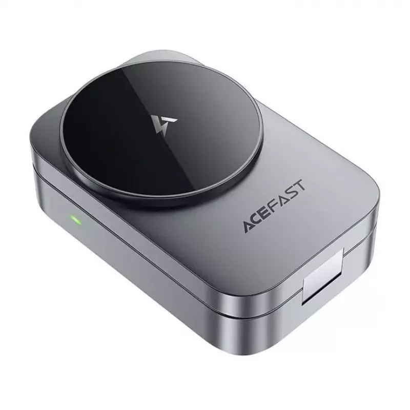 ACEFAST E22 Estación de carga inalámbrica 3 en 1 compatible con MagSafe - Gris