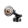 Dudao F12MAX+ Soporte magnético de carga inalámbrica para coche 15W con MagSafe - Negro