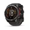 Garmin fenix 8 Pro 51 mm MicroLED Sapphire Carbon Grey DLC Titanium con correa de silicona negra/pebblegrey