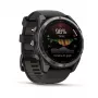 Garmin fenix 8 Pro 51 mm MicroLED Sapphire Carbon Grey DLC Titanium con correa de silicona negra/pebblegrey
