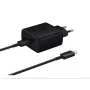 Samsung EP-TA845EBE + EP-DW767JBE 45W Cargador de viaje y cable de datos USB-C a USB-C Negro (OOB Bulk)