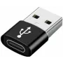 Gembird Cablexpert Adaptador USB 2.0 de conector macho USB-A a conector hembra USB-C Negro