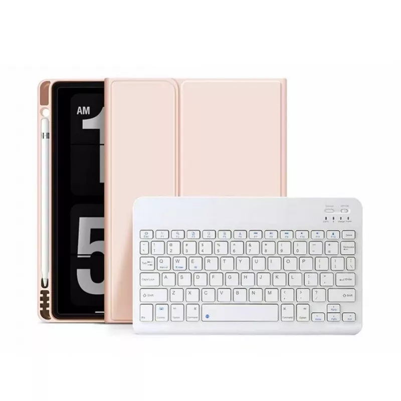 Tech-Protect SC Pen + Funda con teclado para iPad 10.9" (10.ª gen, 2022) / 11" (2025), rosa