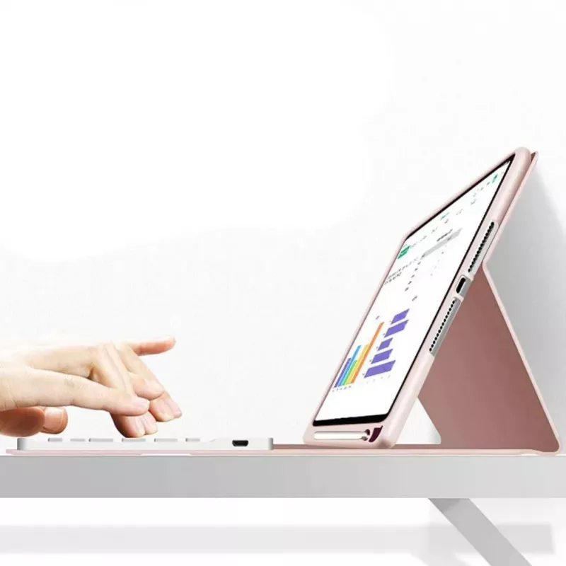 Tech-Protect SC Pen + Funda con teclado para iPad 10.9" (10.ª gen, 2022) / 11" (2025), rosa
