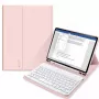 Tech-Protect SC Pen + Funda con teclado para iPad 10.9" (10.ª gen, 2022) / 11" (2025), rosa