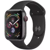 Apple Watch Series 4 40 mm Caja de aluminio gris espacial con correa deportiva Negra