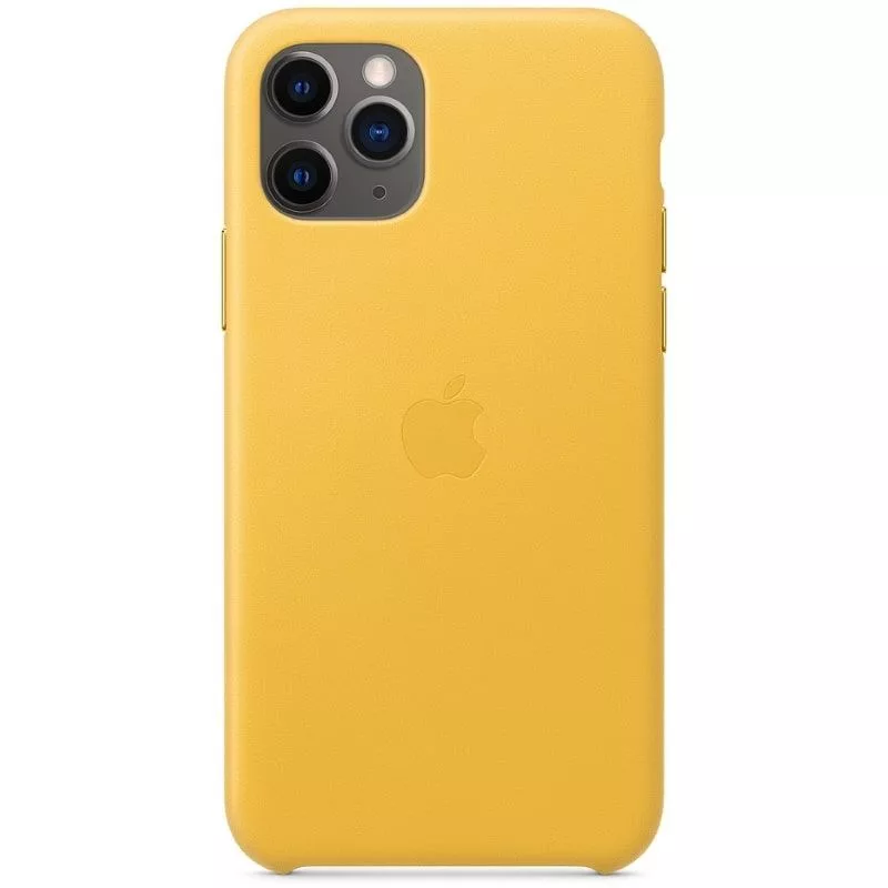 Apple iPhone 11 Pro Funda de piel MWYA2ZM/A Amarillo limón