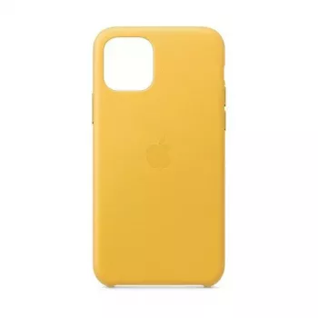 Apple iPhone 11 Pro Funda de piel MWYA2ZM/A Amarillo limón