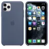 Apple iPhone 11 Pro Max Funda de silicona MX032ZM/A Azul Alaska