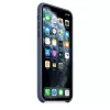 Apple iPhone 11 Pro Max Funda de silicona MX032ZM/A Azul Alaska