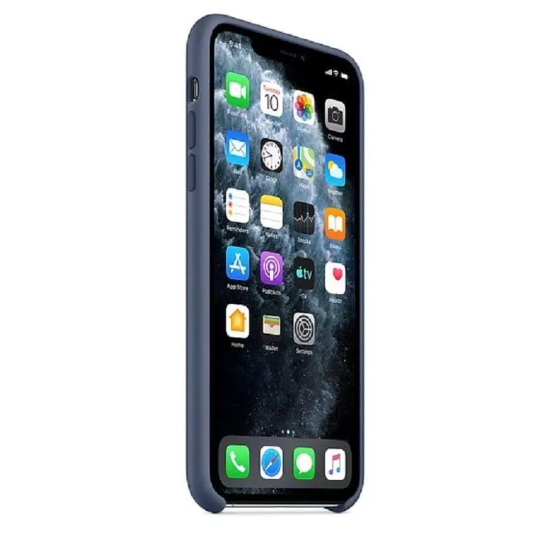 Apple iPhone 11 Pro Max Funda de silicona MX032ZM/A Azul Alaska