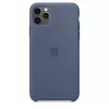 Apple iPhone 11 Pro Max Funda de silicona MX032ZM/A Azul Alaska
