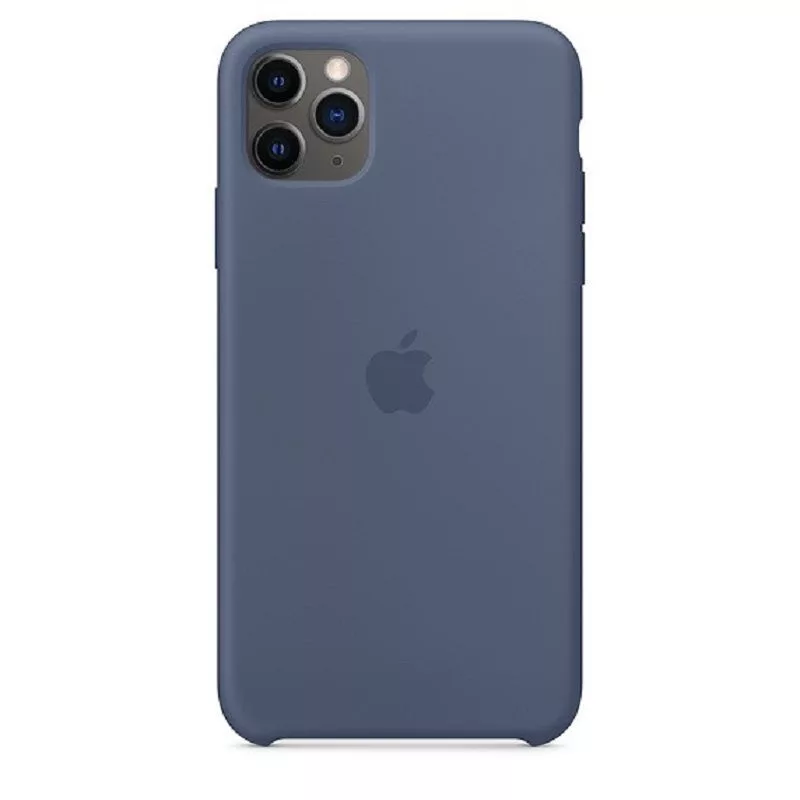 Apple iPhone 11 Pro Max Funda de silicona MX032ZM/A Azul Alaska