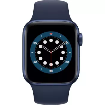 Apple Watch Series 6 GPS, 40 mm Caja de aluminio con correa deportiva Azul marino profundo