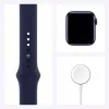 Apple Watch Series 6 GPS, 40 mm Caja de aluminio con correa deportiva Azul marino profundo