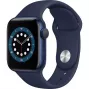 Apple Watch Series 6 GPS, 40 mm Caja de aluminio con correa deportiva Azul marino profundo