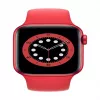 Apple Watch Series 6 GPS, 40 mm Caja de aluminio Product (Red) con correa deportiva - Regular Rojo